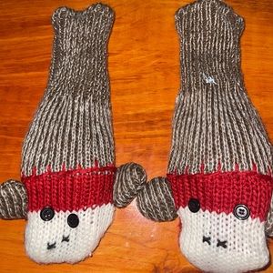 Original Sock Monkey Mittens